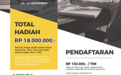 PARAHYANGAN BUSINESS CASE COMPETITION 2017 (with Warung Talaga)