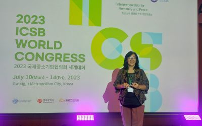 Dr. Banowati Talim Raih Best Paper in Humane Entrepreneurship dari 2023 ICSB World Congress, Gwangju